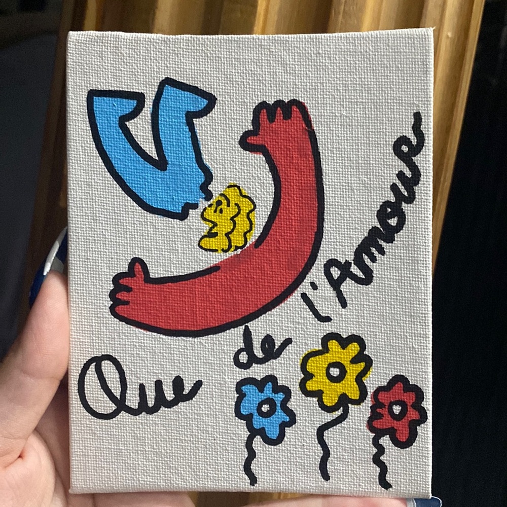 ONLY LOVE ~ HAND PAINTED | SUPPORT A LOCAL ARTIST